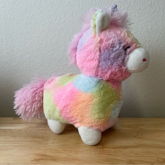 NWT! Kellytoy Plush Unicorn Horse/Unicorn Rainbow Plush Stuffed Animal Toy 7" - Picture 8 of 8
